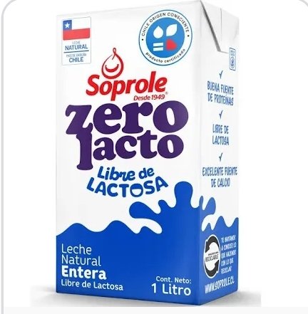 LECHE ENTERA ZEROLACTO 1LT SOPROLE