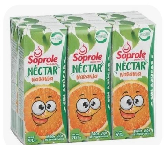 NECTAR DE NARANJA 200CC X  6UN