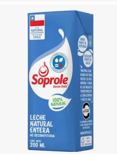 LECHE ENTERA SOPROLE 200CC X 6UN