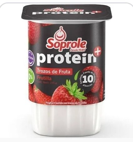 YOGHURT PROTEIN CON TROZOS DE FRUTILLA 155GR