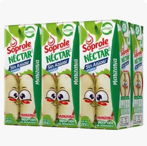 NECTAR MANZANA 200CC X 6UN