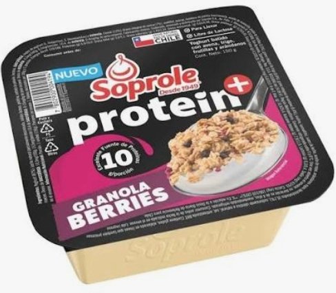 PROTEIN + GRANOLA BERRIES SOPROLE C/CUCHARA