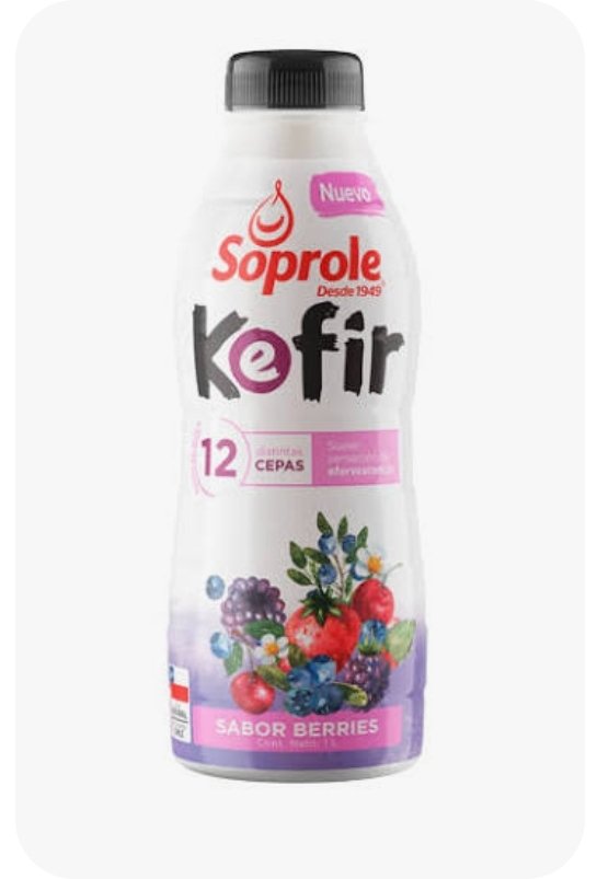 LECHE CULTIVADA KEFIR BERRIES  SOPROLE 1LTR