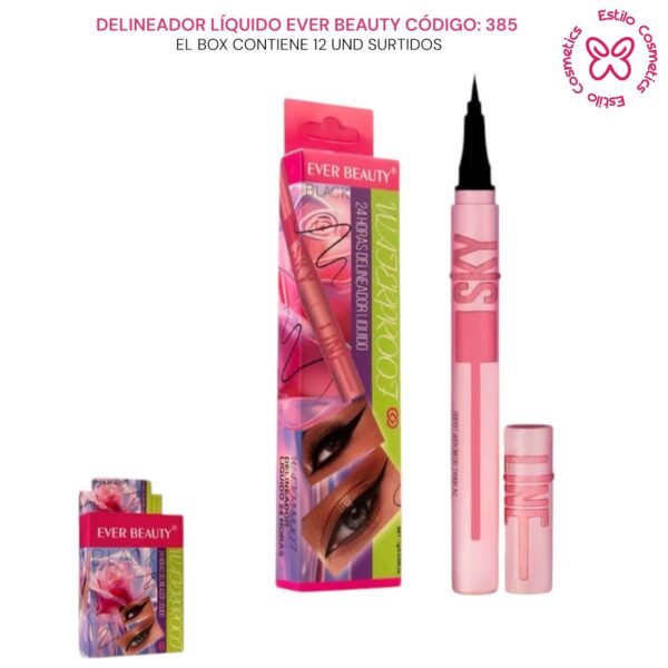 Delineador Plumon 24h Sky Line Ever Beauty