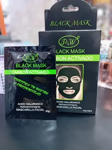 Mascarilla Facial Carbon Black Mask PW