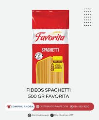 FIDEOS SPAGHETTI FAVORITA X 500 GRS