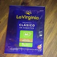 CAFE EN SAQUITOS LA VIRGINIA POR UNIDAD X 20 U