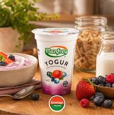 YOGUR MANFREY 140 FRUTAS FRUTILLA