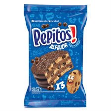 ALFAJOR PEPITOS X3