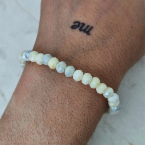 Pulsera full cristales facetados mod 8