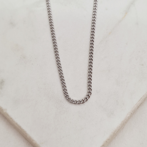 CADENA FINA ESLABON PLANO 0.6 mm
