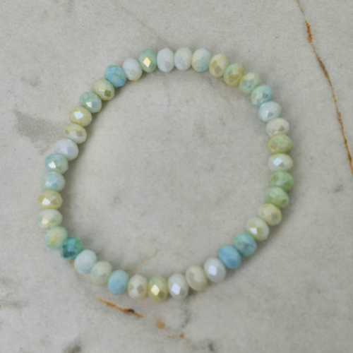 Pulsera full cristales facetados mod 7