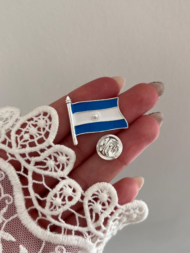 Escarapela Bandera esmaltada