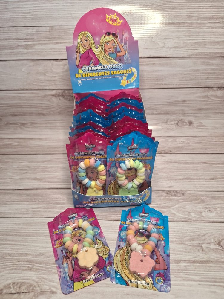 Pulseras pastillitas Barbie
