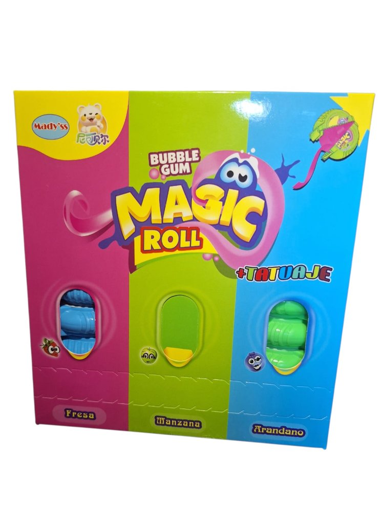 Chicle rollo con tatuaje