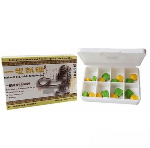 Potencializador KLG x2 pastas amarilla y verde para hombre