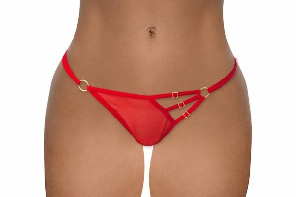 Tanga Tent Panty Rojo Exotic Thongs tiras