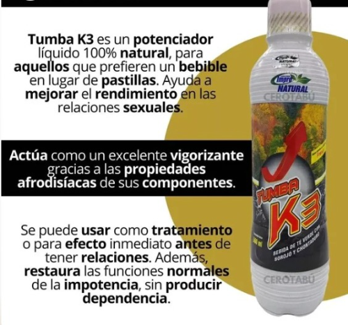 Tumba K3 500ML Liquido