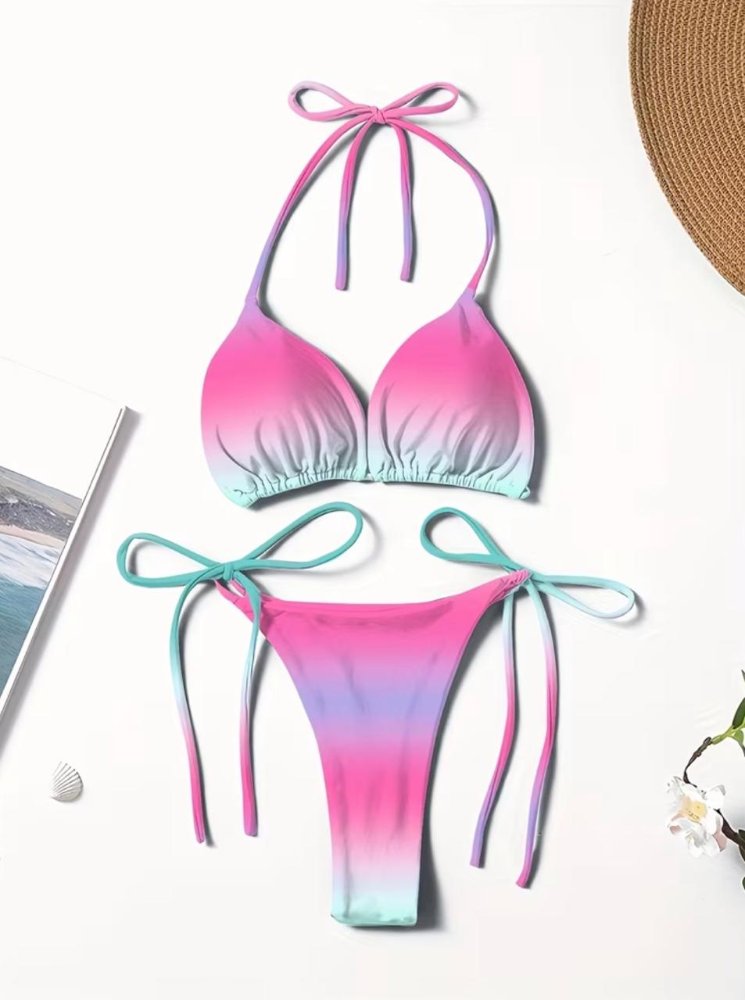 Bikini dos piezas Degradado TM estilo europeo y americano