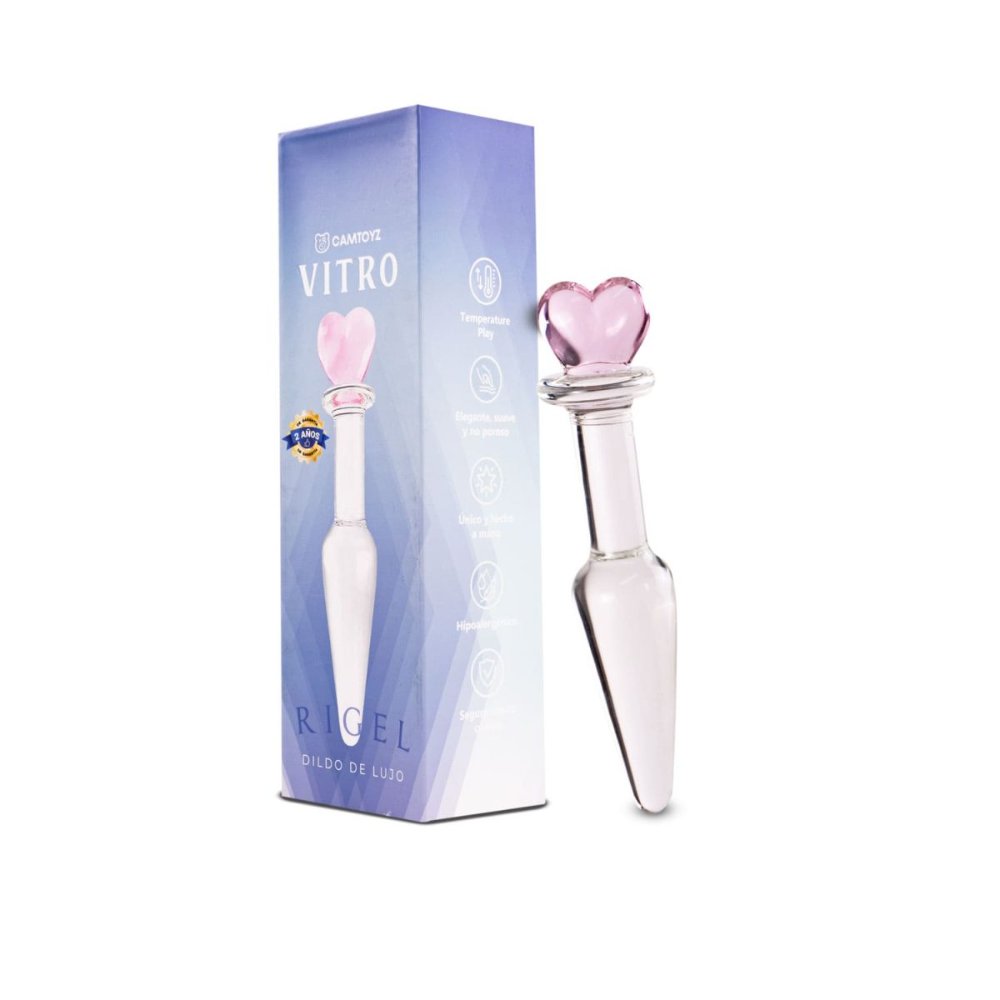 Dildo de Vidrio Rigel 13cm Camtoyz