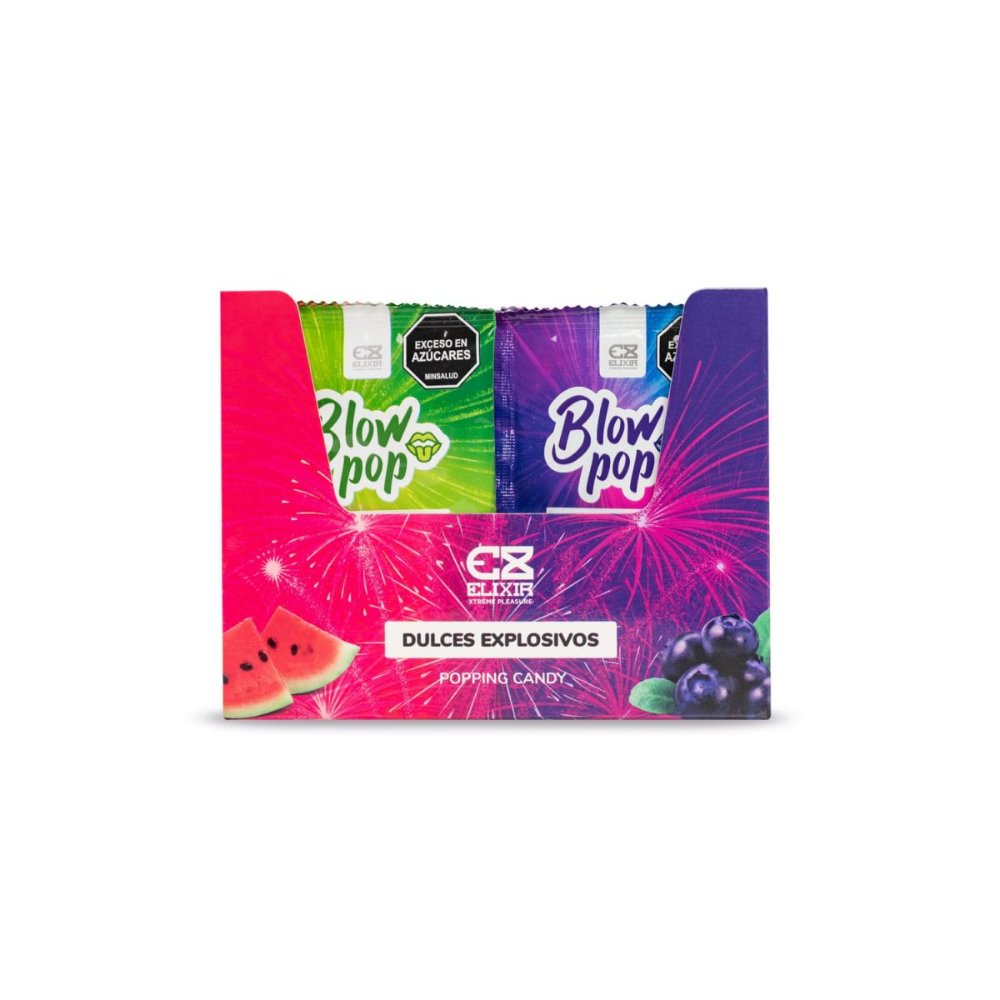 Caja Quipitos Blow Pop Elixir x 24 Unidades