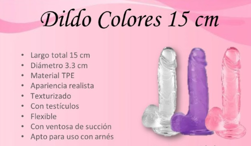 Dildo James QSD-018 Pequeño 15cm L13