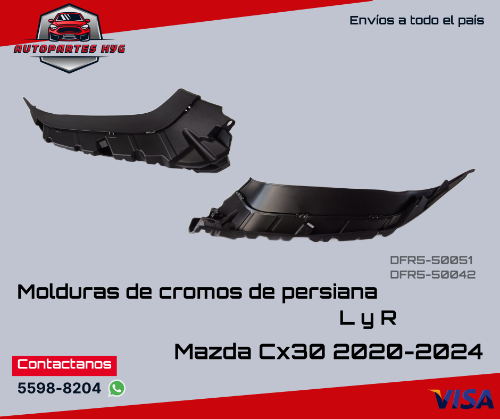 MCx30 Moldura cromo RH