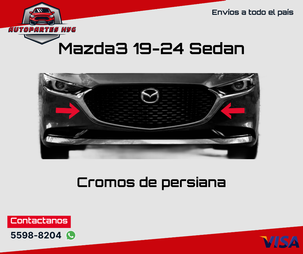 M3 Cromo persiana LH