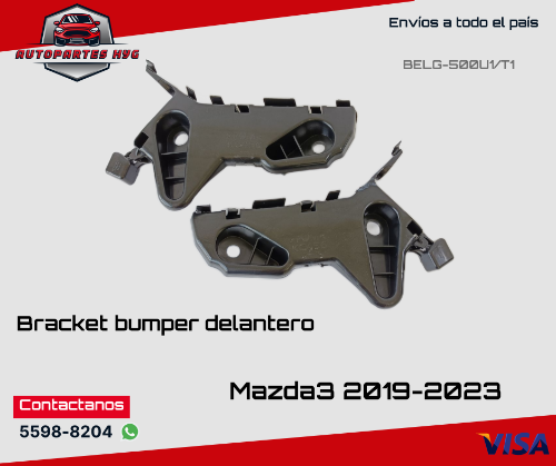 M3 Bracket bumper/lodera RH