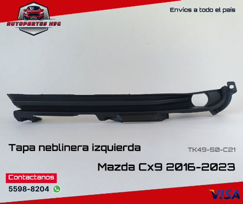 MCx9 Tapa neblinera con agujero LH