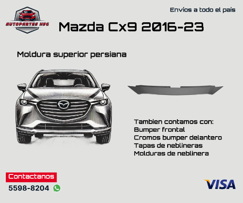 MCx9 Moldura superior de persiana