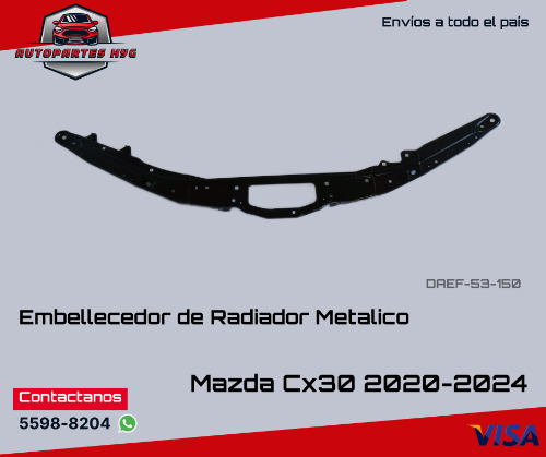M3 Soporte superior metalico radiadores