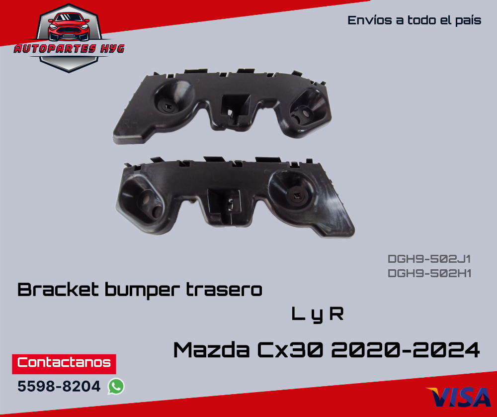 MCx30 Bracket trasero LH
