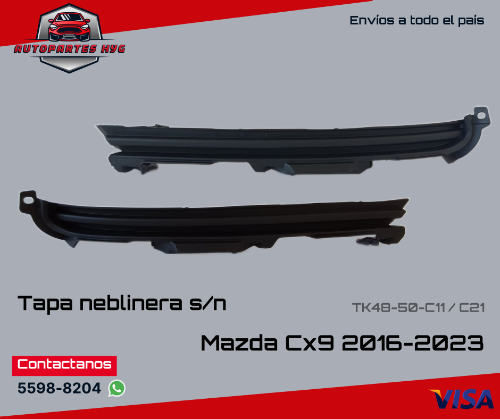 MCx9 Tapa neblinera lisa RH