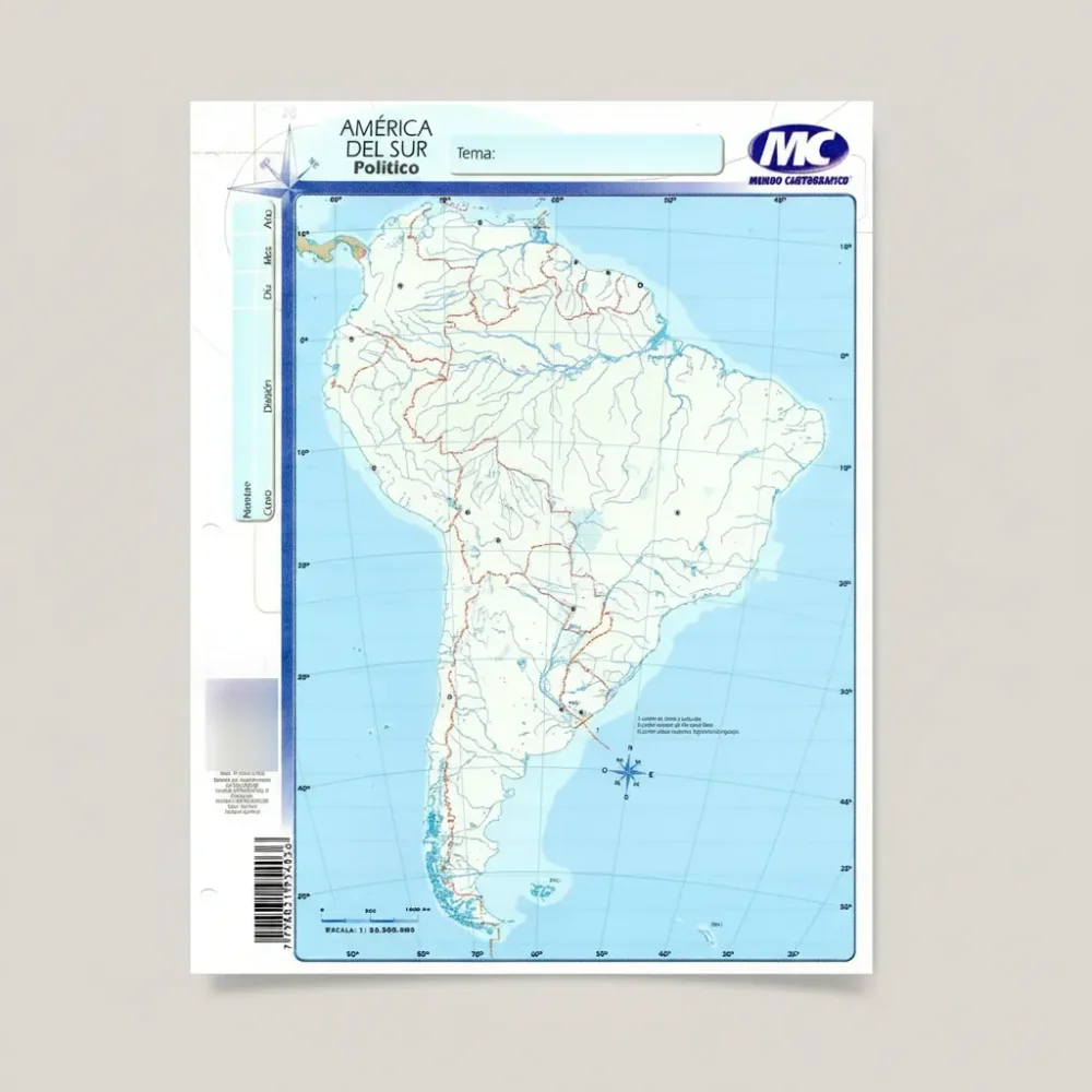 Mapa América del Sur