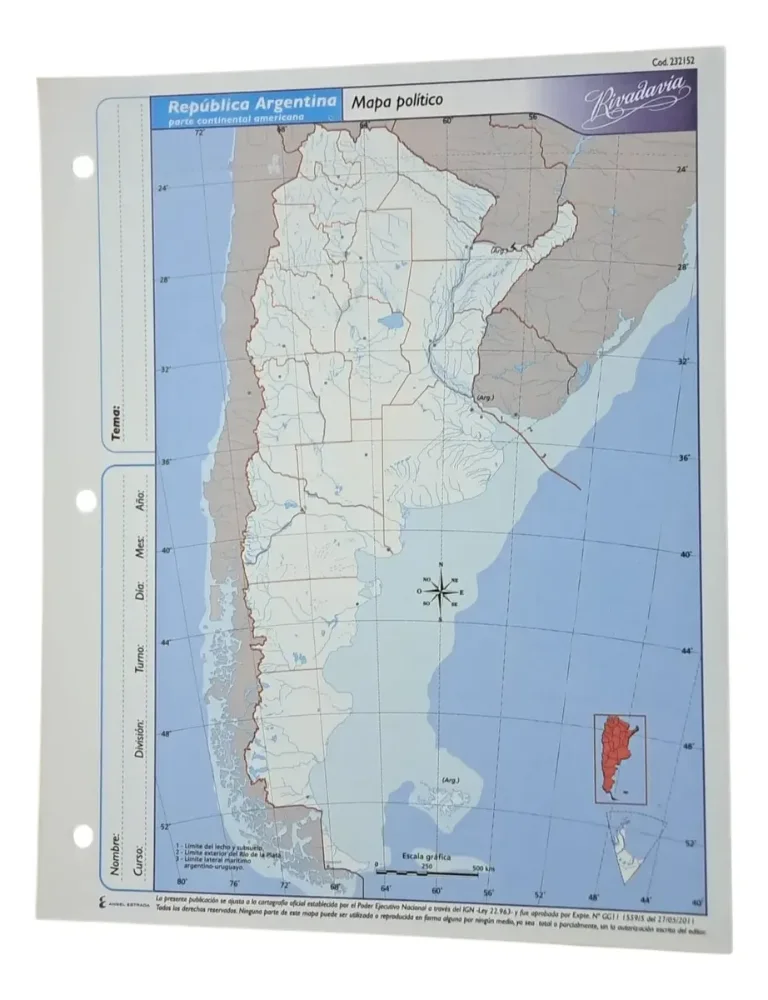 Mapa Político Argentina
