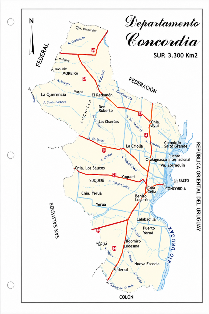Mapa Departamento Concordia