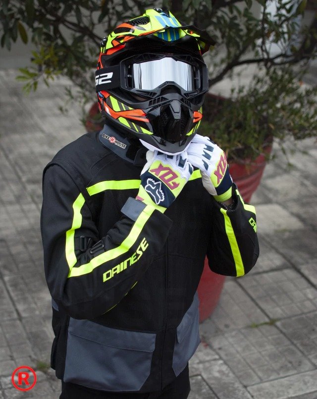 CHAQUETA CON PROTECCION DAINESE VERANO OUTLAW TEX