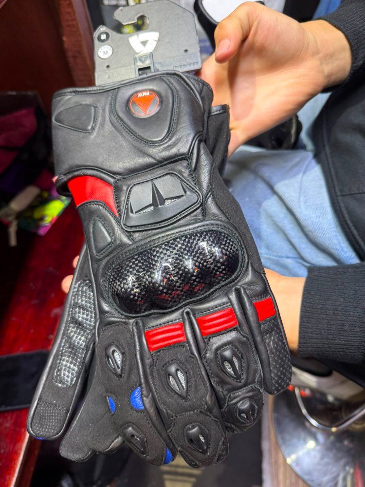 GUANTES DE CUERO CAÑA LARGA PMW