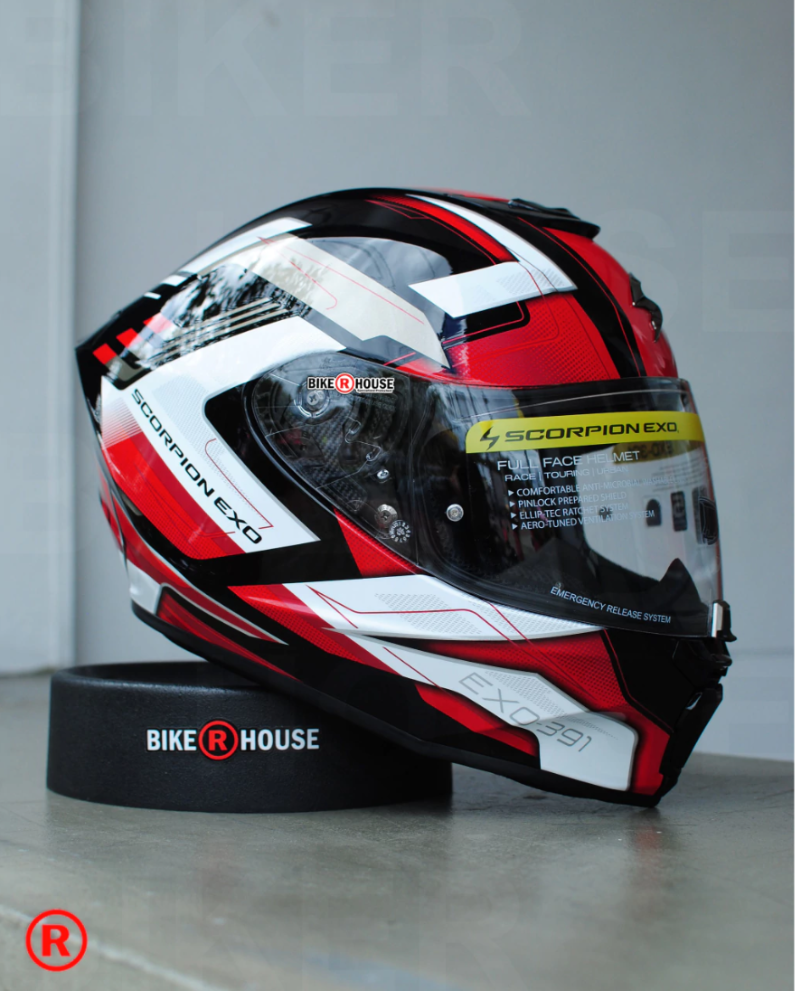 CASCO SCORPION EXO O 391 ROJO S
