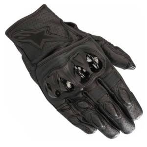 GUANTES ALPINESTARS CAÑA CORTA NEGRO/BLANCO/ROJO