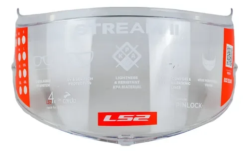 VISOR TRANSPARENTE LS2 STREAM II