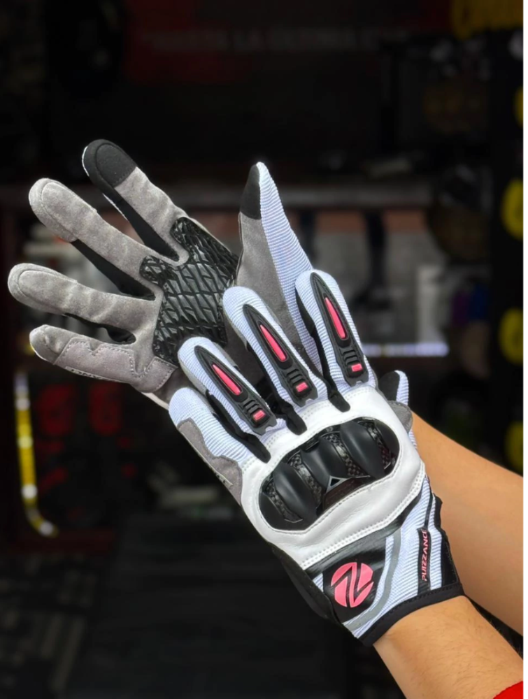GUANTES PUIZZANCE BLANC ROSADO M