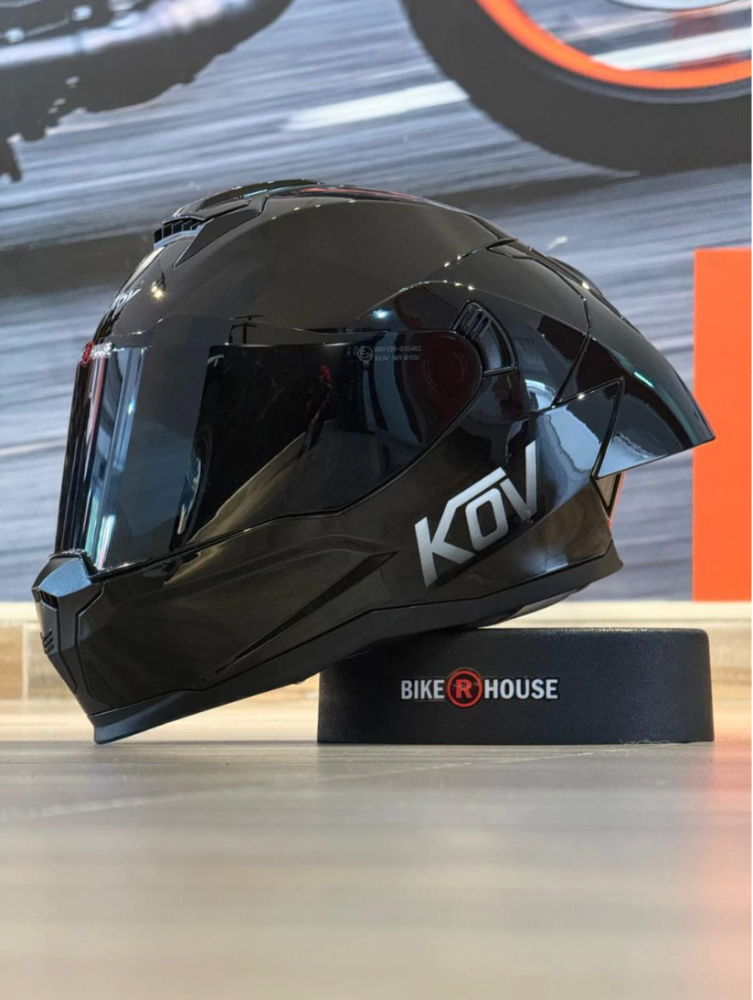 CASCO KOV XPLORER NEGRO BRILLO