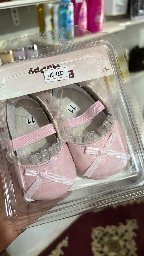 Zapatito de bebe nena rosado