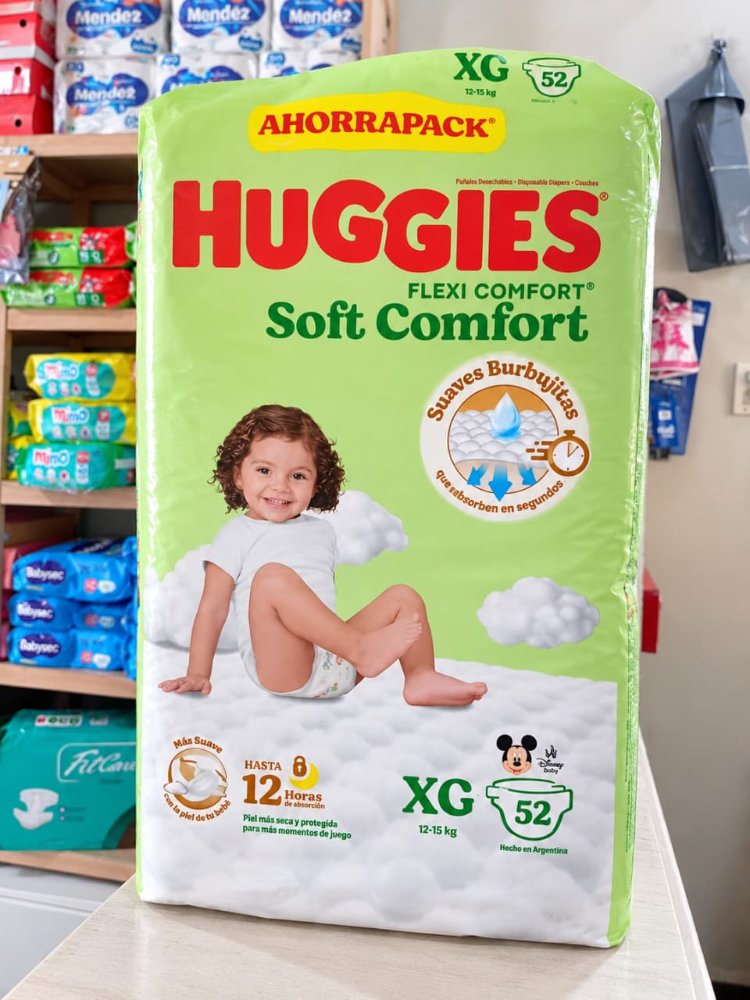 pañal huggies tamaño xg