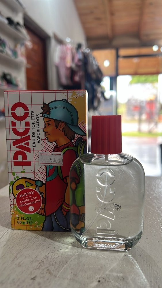 perfume PACO para criatura de 60 ml