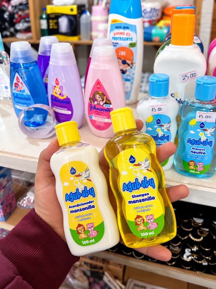 agubaby shampoo y acondicionador