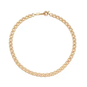 Gargantilha groumet banhada a ouro 18 k COD. 53263100