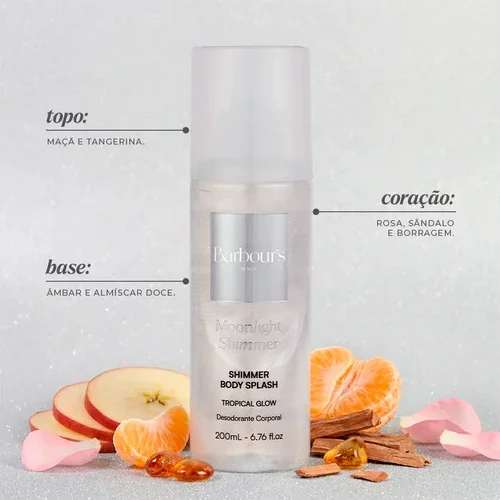 Shimmer Body Splash Moonlight Shimmer Desodorante Colônia 200ml
